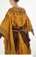  Photos Woman in Historical Dress 12 15th century Medieval Clothing brown dress upper body 0005.jpg